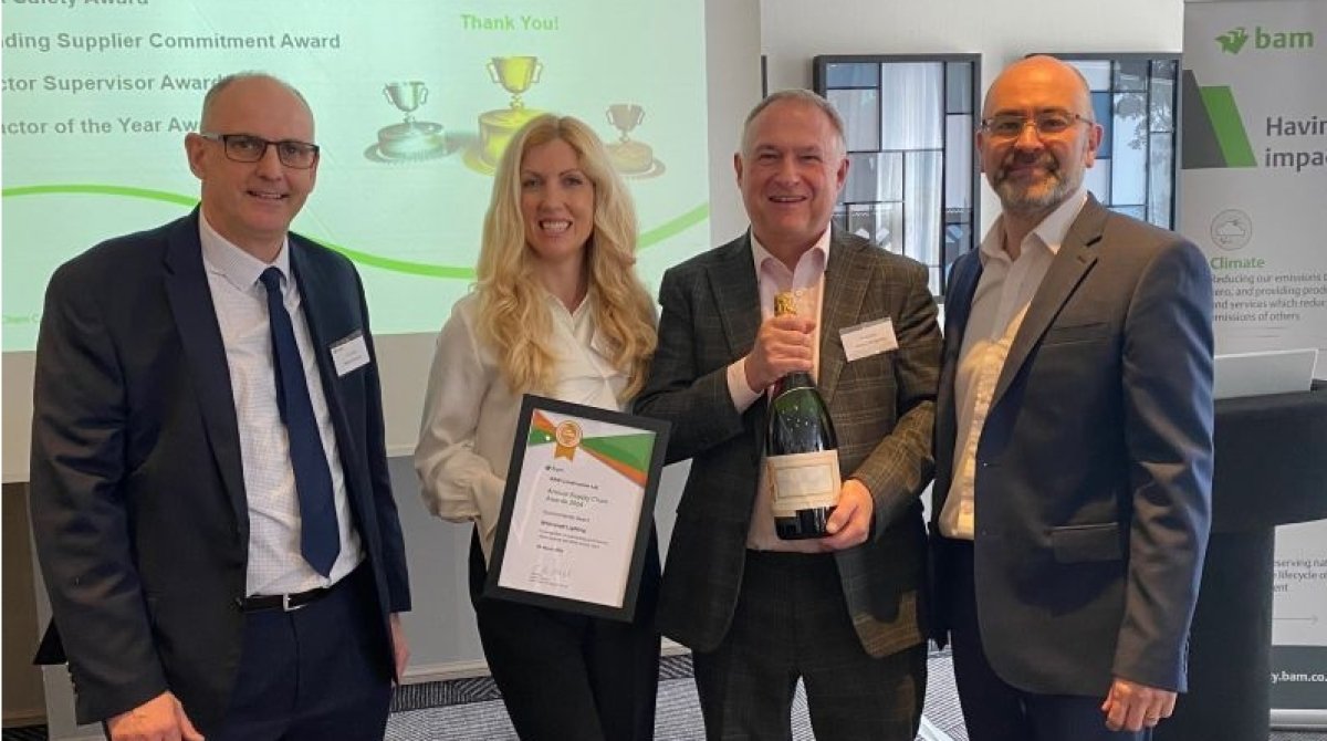 Whitecroft Lighting Scoops BAM Environmental Award