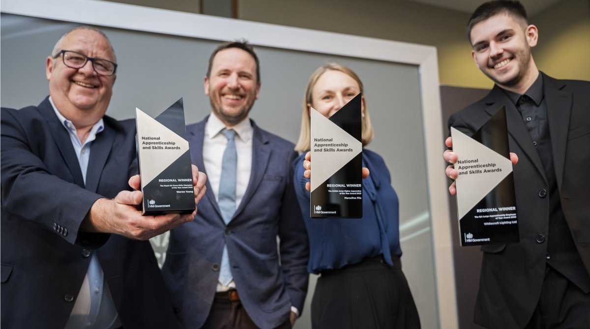 Whitecroft receives triple awards at the North West National Apprenticeship & Skills Awards 2025