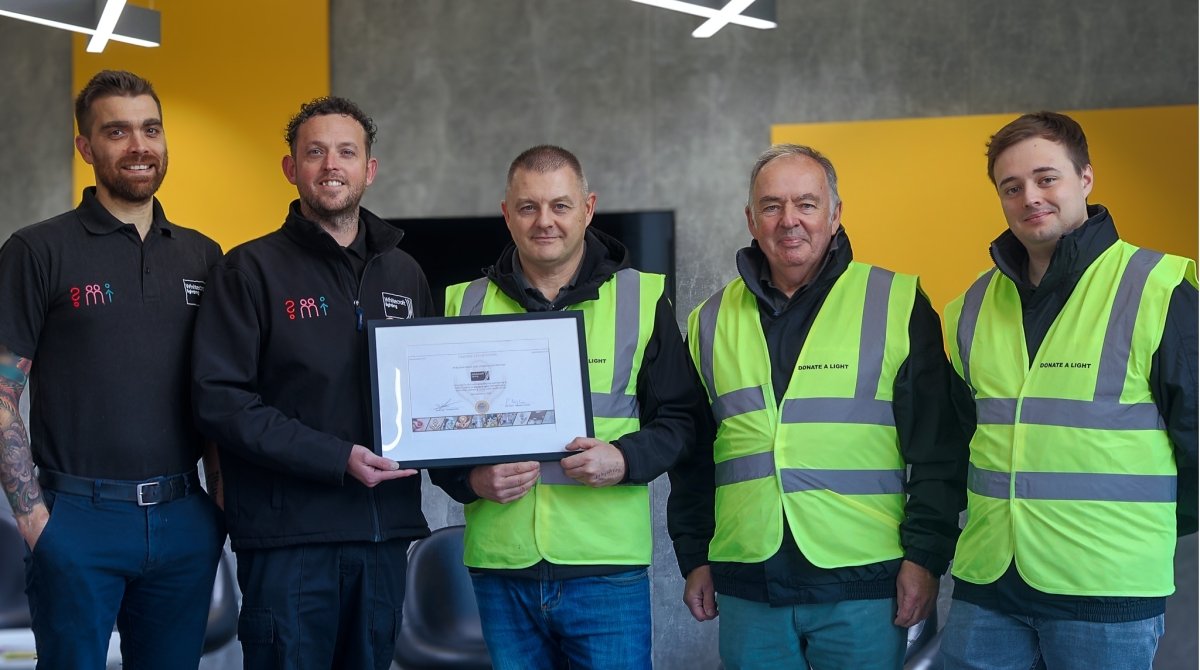 Whitecroft Lighting Achieves Platinum Award for Community Brilliance with Donate-a-Light